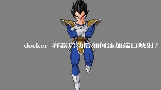 docker 容器启动后如何添加端口映射？